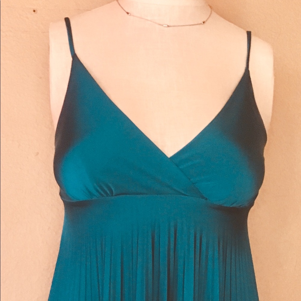 Cocktail teal dress